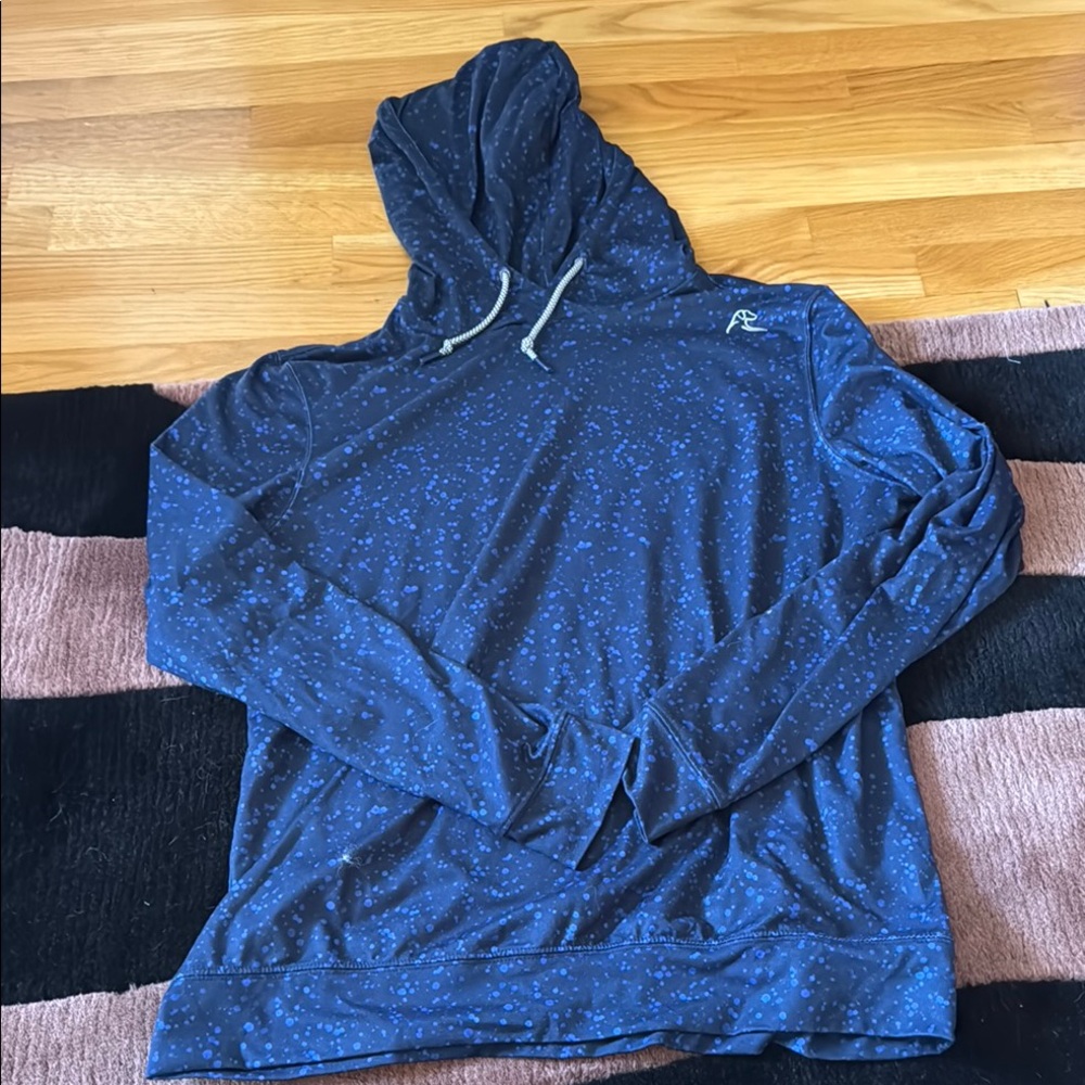 Rhoback Blue Sweatshirt Lightweight Comfort